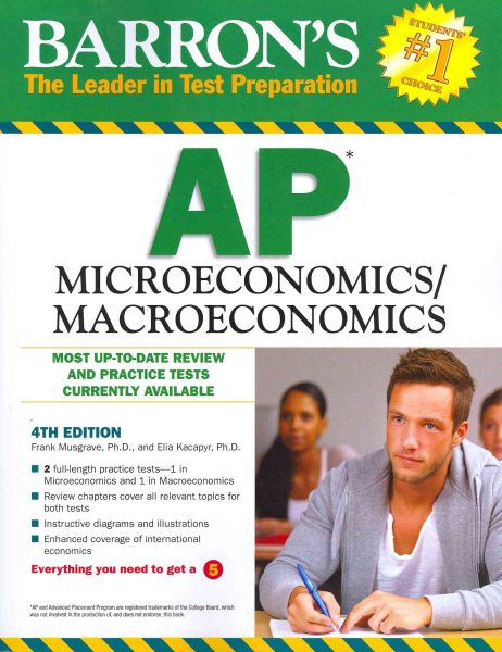 Barron's AP Microeconomics/Macroeconomics (Barron's Study Guides) cover