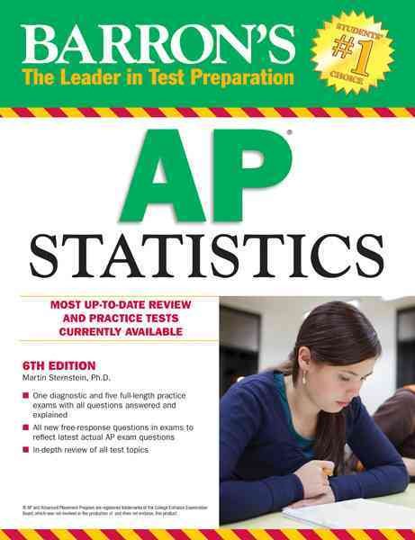 Barron's AP Statistics, 6th Edition cover