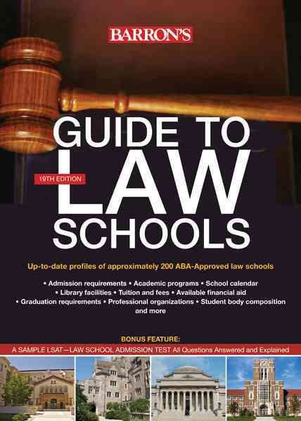 Guide to Law Schools (Barron's Guide to Law Schools) cover