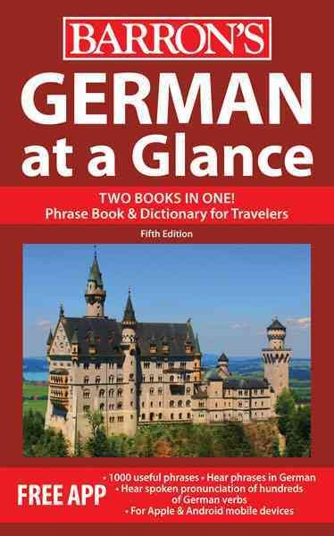 German at a Glance: Foreign Language Phrasebook & Dictionary (At a Glance Series) cover