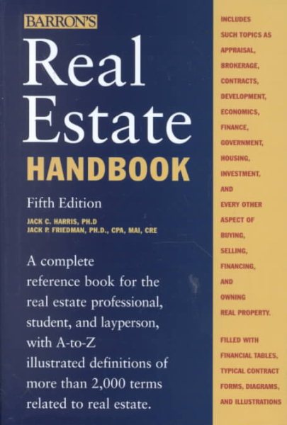 Real Estate Handbook (Barron's Real Estate Handbook) cover