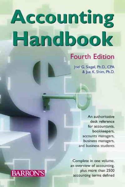 Accounting Handbook (Barron's Accounting Handbook) cover