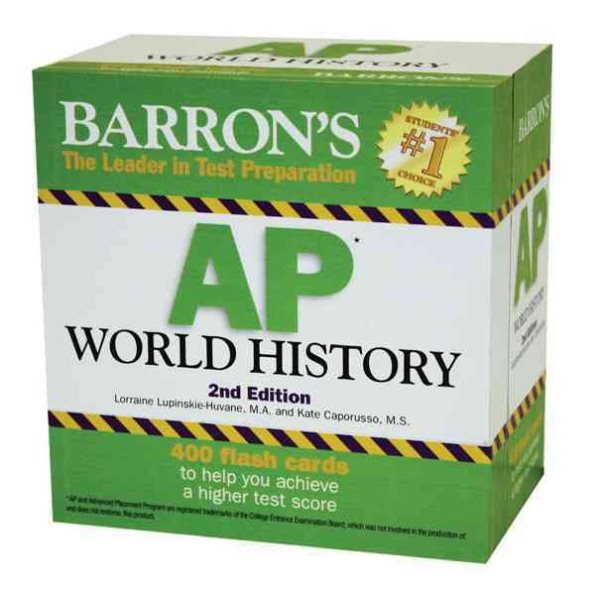 Barron's AP World History Flash Cards cover