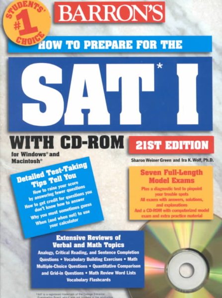 How to Prepare for the SAT I with CD-ROM cover