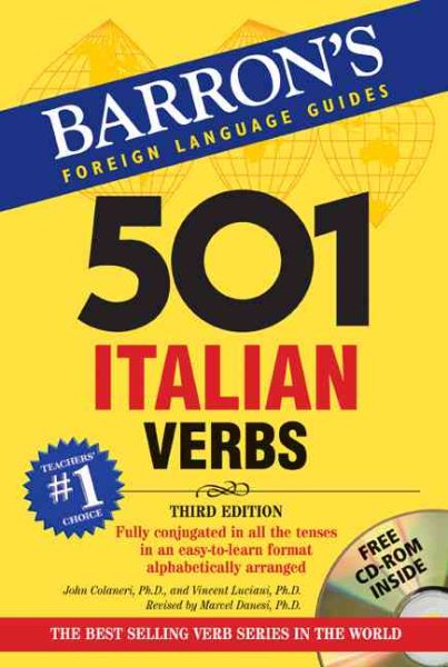 501 Italian Verbs (501 Verbs Series) (Italian and English Edition) cover