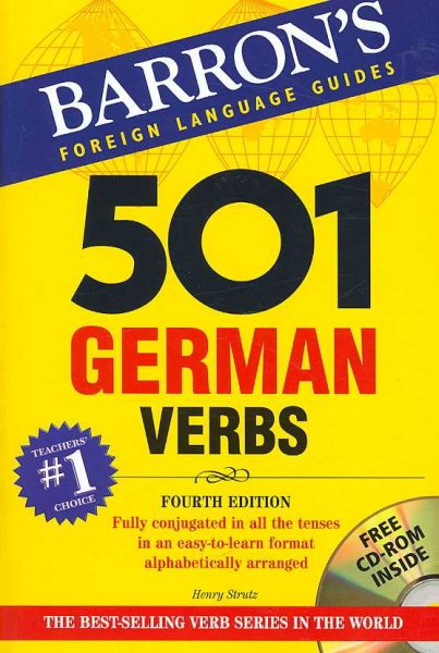 501 German Verbs with CD-ROM (501 Verb Series) cover