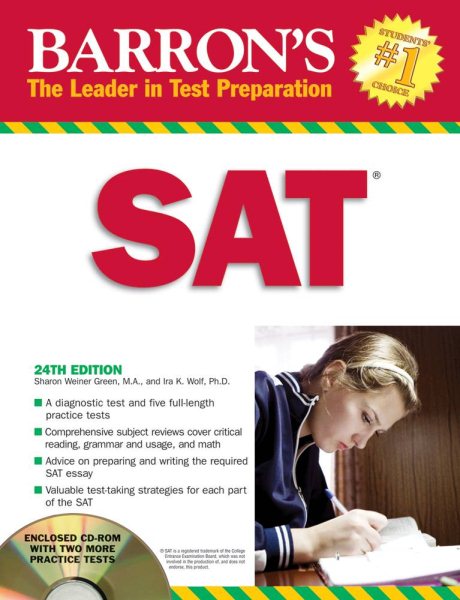 Barron's SAT 2009 cover