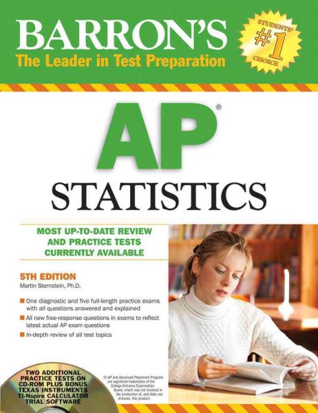 Barron's AP Statistics (Barron's: The Leader in Test Preparation) cover