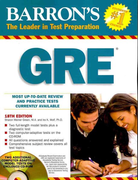 Barron's GRE: Graduate Record Examination cover