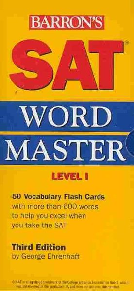 SAT Wordmaster, Level 1 cover