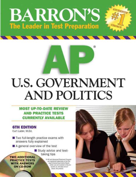 Barron's AP United States Government & Politics (Barron's: the Leader in Test Preparation) cover