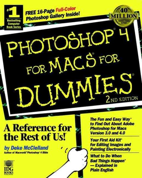 Photoshop? 4 for Macs? For Dummies? cover