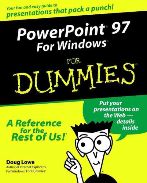 PowerPoint 97 For Windows For Dummies cover