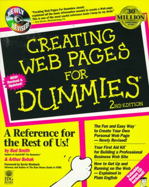 Creating Web Pages for Dummies, 2nd Edition cover