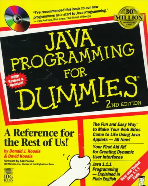 Java Programming For Dummies cover
