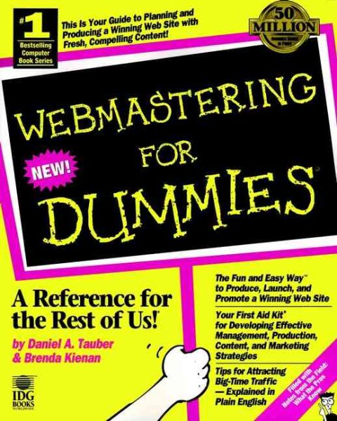 Webmastering For Dummies cover