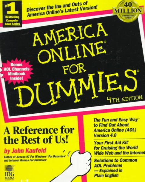 America Online For Dummies (4th ed) (for Dummies) cover