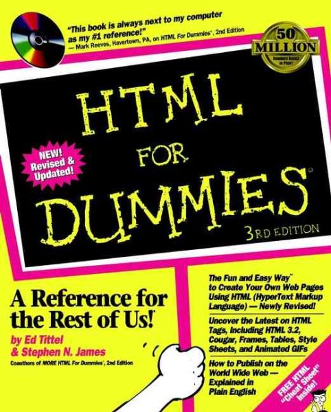 HTML For Dummies cover