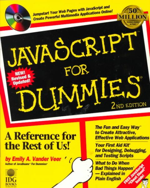 JavaScript for Dummies, 2nd Edition cover