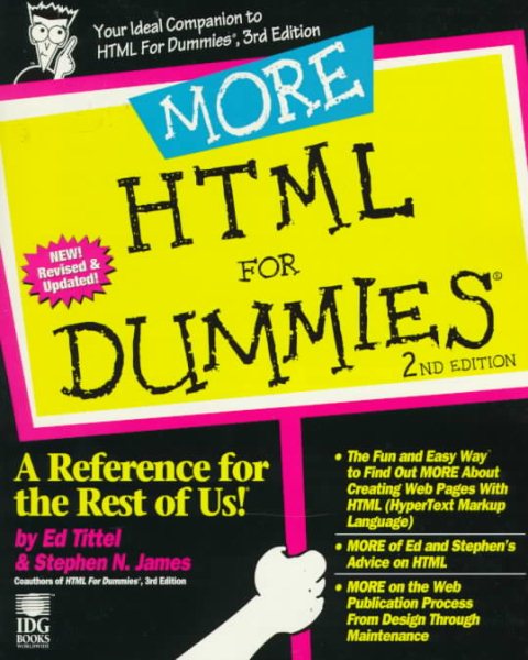More HTML for Dummies cover