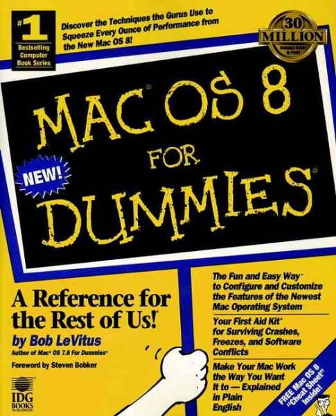Mac OS 8 for Dummies: A Reference for the Rest of Us! cover