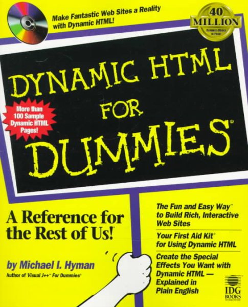 Dynamic Html for Dummies cover