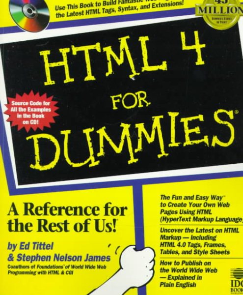 Html 4 for Dummies cover