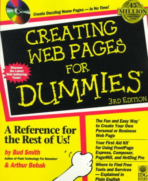 Creating Web Pages for Dummies cover