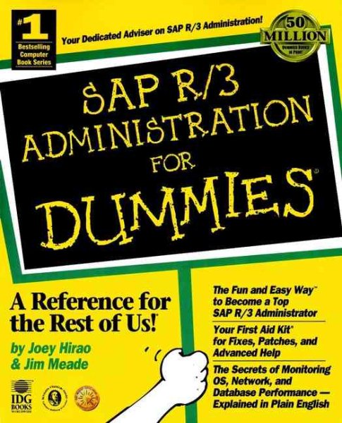 Sap R/3 Administration for Dummies cover