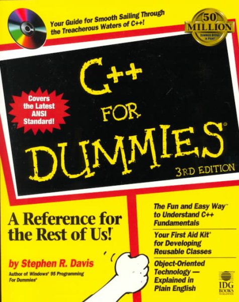 C++ for Dummies (3rd ed) cover