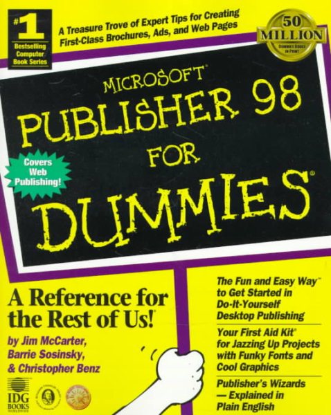 Microsoft Publisher 98 For Dummies cover