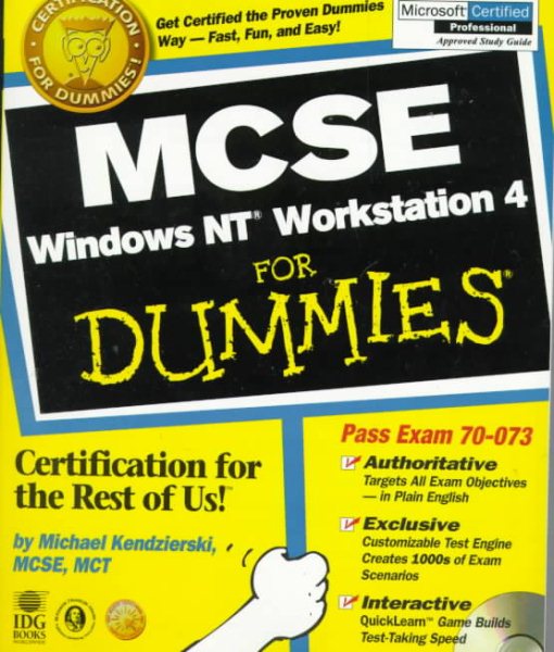 McSe Windows Nt Workstation 4 for Dummies cover