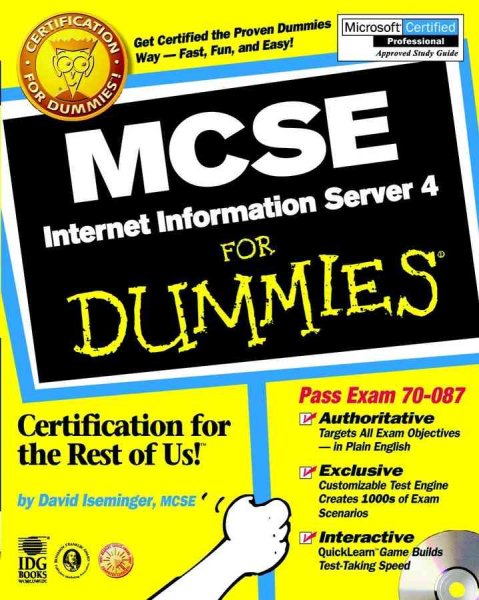 MCSE Internet Information Server 4 For Dummies cover