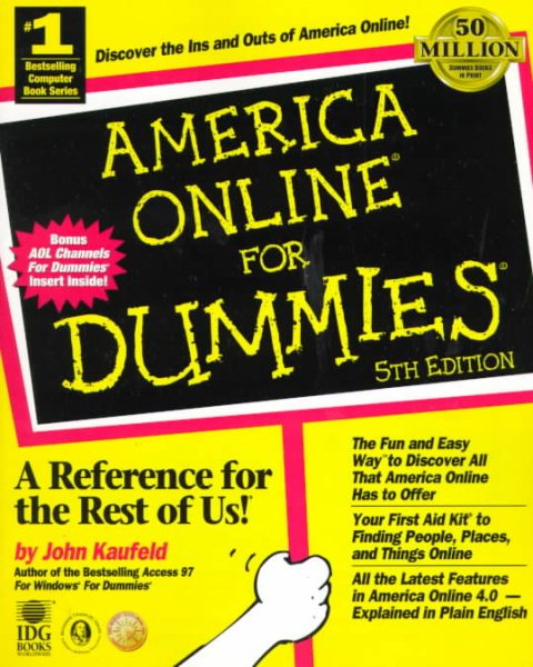 America Online for Dummies cover