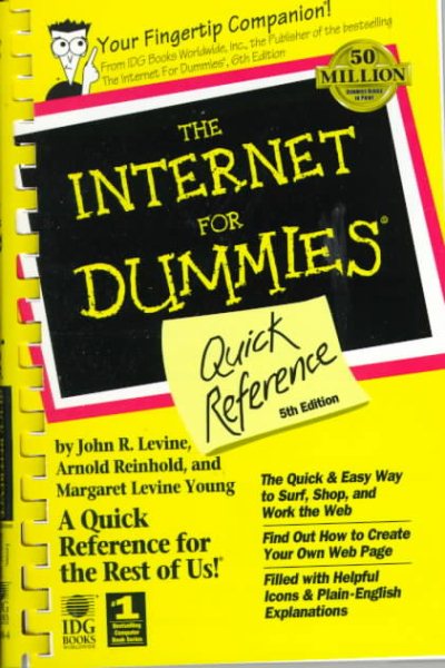 The Internet for Dummies: Quick Reference cover