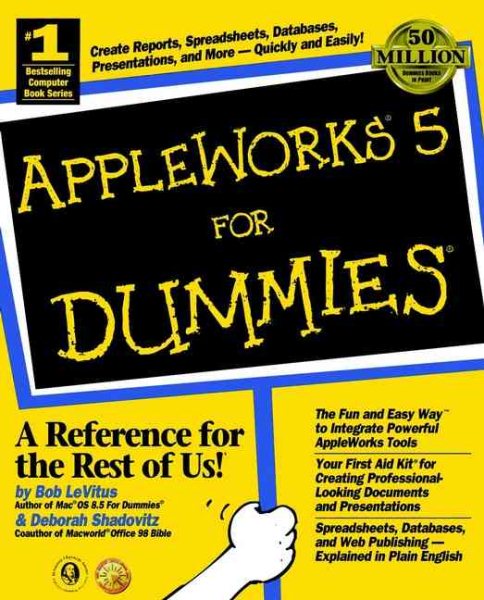 AppleWorks 5 For Dummies cover