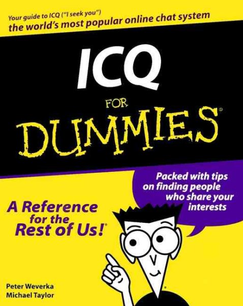 ICQ For Dummies cover