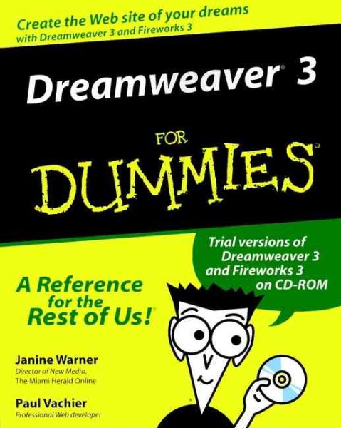 Dreamweaver 3 For Dummies cover