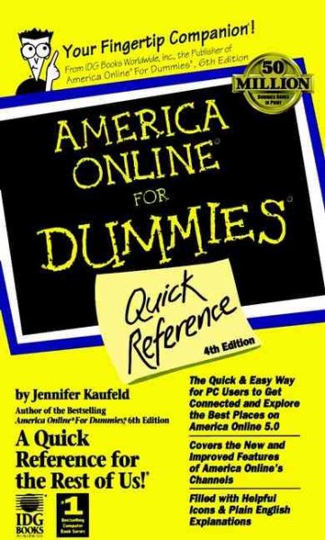America Online? For Dummies?: Quick Review cover