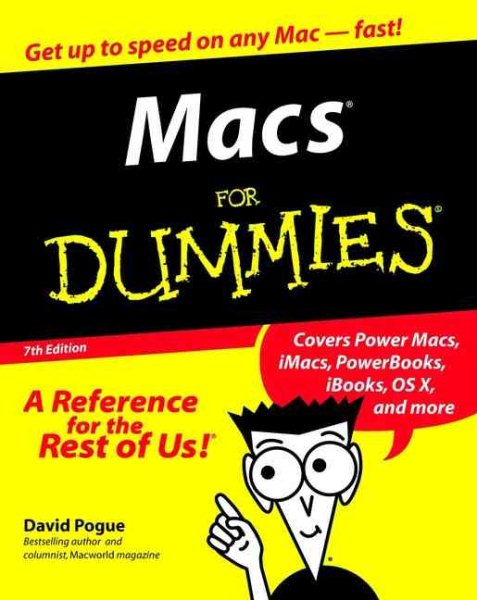Macs For Dummies cover