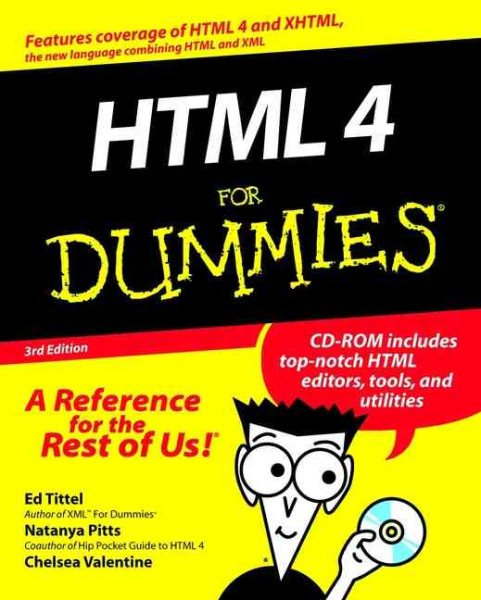 HTML 4 For Dummies? cover