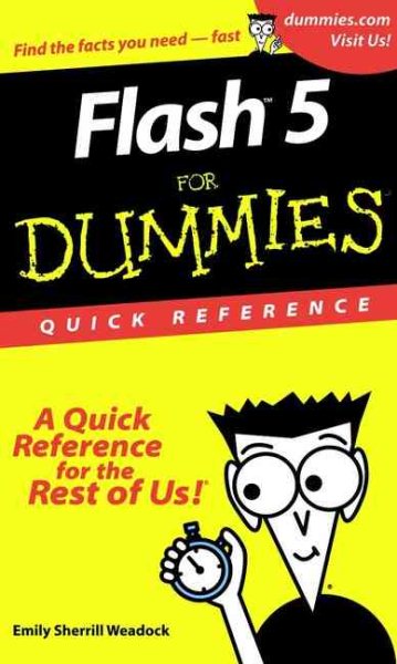 Flash 5 For Dummies Quick Reference cover