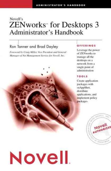 Novell's ZENworks for Desktops 3 Administrator's Handbook (Novell Press) cover
