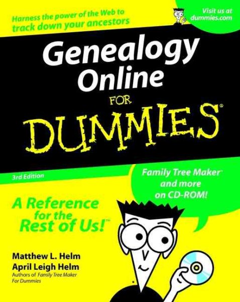 Genealogy Online For Dummies cover