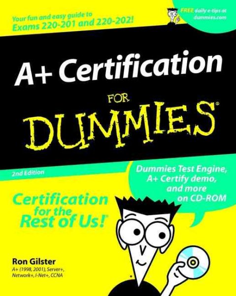 A+ Certification For Dummies cover