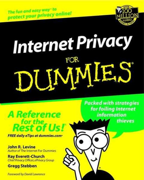 Internet Privacy For Dummies cover