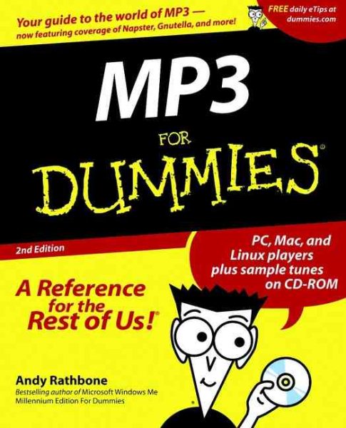 MP3 For Dummies (For Dummies (Computers)) cover