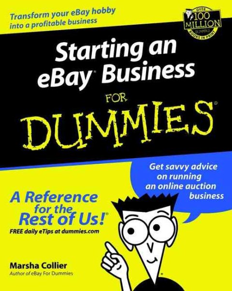Starting an eBay Business for Dummies cover