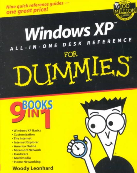 Windows XP All-in-One Desk Reference For Dummies (For Dummies (Computer/Tech)) cover