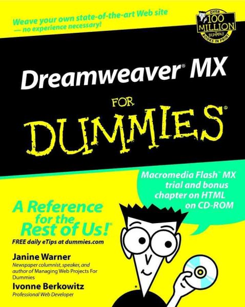 Dreamweaver MX For Dummies cover